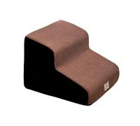 TAIZhiChen Scale per Cani a Due Livelli, Rampa di Accesso Comoda E Versatile, Antiscivolo, per Piccoli Animali, Cuccioli E Cani, caffè nero