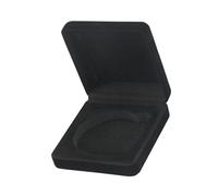 TAIZhiChen Scatola espositiva per la Presentazione di Monete, Custodia per la conservazione di Monete da, per Souvenir, medaglie, distintivi, Regali, Nero