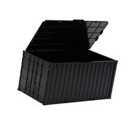 TAIZhiChen Scatola Portaoggetti in Miniatura con Coperchio Incernierato, Versatile E Pratica, Ideale Come Regalo O per Organizzare Il Tuo Ufficio, Nero