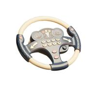 TAIZhiChen Simulazione del volante giocattolo Attività musicale Early Learning Party Favor Auto guida giocattolo simulato per il regalo di compleanno per bambini, Blu