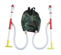 TAIZhiChen Spandiconcime Manuale con Design Ergonomico, Borsa per Il Trasporto Posteriore, Strumento per La Fertilizzazione, Applicazione di Letame per Esterni, Tubo Doppio in PVC