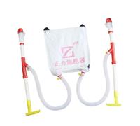 TAIZhiChen Spandiletame Manuale, Efficiente E Multifunzionale, per L'applicazione del Letame per Fertilizzanti Esterni, per La Concimazione del Erboso, Tubo Doppio in PVC