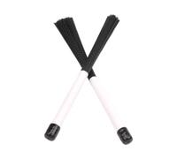 TAIZhiChen Spazzole per Bacchette, Spazzole per Percussioni, Strumento Musicale, Bacchetta per Batteria, Scuola di Concerti, Bianco