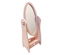 TAIZhiChen Specchio Ovale Autoportante Supporto Integrato Specchio Infantile Riflesso Nitido per Bambini