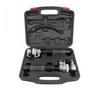 TAIZhiChen Spring Compressor Compressore Molle Coil Tool Ammortizzatore Set Attrezzi Telaio Auto Acciaio al Carbonio Ganci Temprati Filettatura 14 Mm con