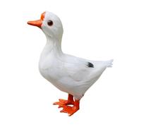 TAIZhiChen Statua D'Oca - Statuetta Decorativa, Graziosa Ed Educativa di Un Animale per Giardino, Terrazzo O Soggiorno, 13 cm