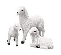 TAIZhiChen Statuetta in Resina Ornamento di Agnello Decor, 3 agnelli