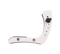 TAIZhiChen Supporto ergonomico per chitarra elettrica, poggiapiedi per palcoscenico, accessorio pratico per esibizioni dal vivo, supporto per gambe e cosce, Bianco