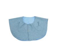 TAIZhiChen Supporto per Protezione AntiGraffio per Pappagalli, Mantello per Appendere Cavigliere E Giocattoli per Uccelli, Blu Grigio