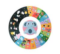 TAIZhiChen Tabella Della Routine Quotidiana per Bambini, Cartone Animato Interattivo per Genitori E Figli