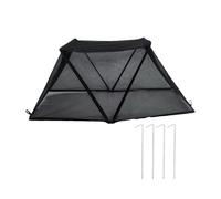 TAIZhiChen Tenda Ombreggiante per Piante da Giardino, Copertura per Piante, Rete per Aiuole Rialzate, Rete per Gabbie per Patio, Cortile, Esterno, Fattoria, Nero