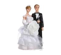 TAIZhiChen Topper per Torta Nuziale, Decorazione per Torta di Sposi, Scultura Divertente E Originale, Statua di Coppia Romantica per Il Tavolo Del Fidanzamento, Style B