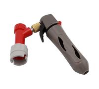 TAIZhiChen Valvola di Riempimento per Fusti di, Iniettore di CO2 Compatto E Facile Da Usare, Accessorio per La Produzione di Birra, Distributore Grigio Rosso