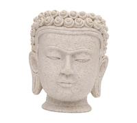 TAIZhiChen Vaso per Fiori a Forma di Testa di Buddha, Fioriera, Regalo, Figura Decorativa, Scultura, Fioriera, Vaso per Fiori per Ufficio, Casa, Cucina, Scrivani, Altezza 10,6 cm