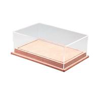 TAIZhiChen Vetrina/Contenitore per Modellini di Auto in Acrilico Trasparente in 1/64 - Scatola Espositiva per Oggetti da Collezione E Cimeli - Regalo, Rosa