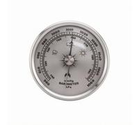 TAIZhiChen Weather Gauge Device Barometro Analogico Strumento Meteorologico Manometro Pressione Quadrante Metallo Lettura Mmhg Montaggio a Parete O da Tavolo Adatto per Laboratorio, Argento