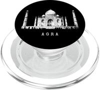 Taj Mahal Agra India Skyline Vintage I Love India Amo PopSockets PopGrip per MagSafe