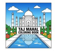 Taj Mahal Coloring Book