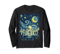 Taj Mahal India Notte Stellata Arte Storia Presente Maglia a Manica