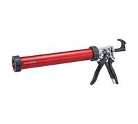 Tajima CNV-FSP600 - Pressa per cartucce Convoy Super 2 in 1 (per cartucce da 300 ml + sacchetto per tubo da 600 ml, manico girevole a 360°, pistola per silicone, colla/acrilico), colore: rosso/nero