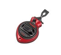 Tajima CR201RD - Rullo per corda a percussione Gear Drive (allacciatura, marcatura di tutte le superfici, corda extra resistente, nylon di alta qualità, poliestere, custodia a pressione in alluminio