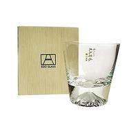 Tajima Glass Mt.Fuji Vetro Rock Vetro Set Di 2 Sake Vetro Fatto a Mano Nuovo
