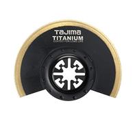 Tajima MHS88 - Lama per sega multiuso a lunga durata, denti fini per legno, plastica, metallo 88 mm semicircolare, MHS88