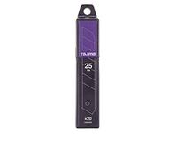 Tajima Razar Black cutter blade (Lama di ricambio per cutter, 25 mm, set di 20 lame, lame per cutter) CB65RB-20H