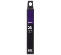 Tajima TAJ-CB39RB Dora Cutter Lama RAZAR BLACK in 9 mm con 30°, 10 pezzi confezionati in dispenser di lame, CB39RB