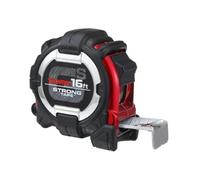 TAJIMA Tape Measure - 16ft x 1in GS-Lock Measuring Tape with Strong Tape Hook & Compatible Clip - GS-C16BW