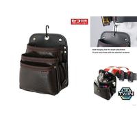 TAJIMA Tools Borsa porta attrezzi staccabile in pelle sintetica Sef doppio ga...