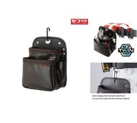 TAJIMA Tools Borsa porta attrezzi staccabile in pelle sintetica Sef doppio ga...
