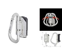 Tajima tools Portautensili Staccabile Moschettone in alluminio misura L SFKHA...