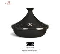 Tajine ø cm 32 - Nero/Fusain - Emile Henry - EH795632