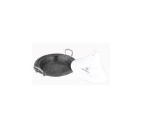 Baumalu, Tajine in acciaio inox 30 cm con coperchio in ceramica bianca, adatta a tutti i piani cottura, tra cui induzione, design elegante e durevole, misura 30 cm, colore bianco, acciaio inossidabile