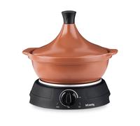 H.Koenig Pentola elettrica e Tajine TAJ3 Hkoenig, cottura lenta, 300 W, ceramica, arancione - arancione TAJ3