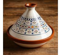 Tajine in Terracotta XL 32cm - Autentica Pentola Etnica Marocchina/Tunisina con Ebook Gratuito 0212242001