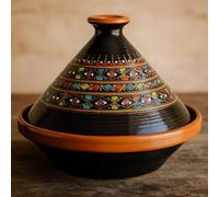 Tajine in Terracotta XL 32cm - Autentica Pentola Etnica Marocchina/Tunisina con Ebook Gratuito 0212242000