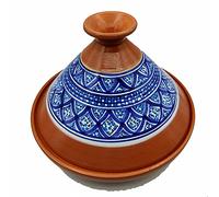 Tajine in Terracotta XL 32cm - Autentica Pentola Etnica Marocchina/Tunisina con Ebook Gratuito 0907211208