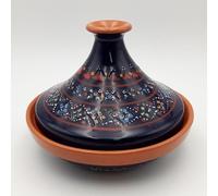 Tajine individuale svasato Marrakech Blu notte - D 22 cm