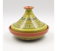 Tajine individuale svasato Marrakech verde - D 22 cm