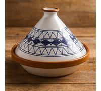 Tajine Pentola Terracotta Piatto Etnico Marocchino Tunisino XL 32cm 0212242002