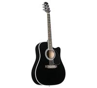 Takamine Legacy JEF341SC - Chitarra acustico-elettrica, colore: Nero