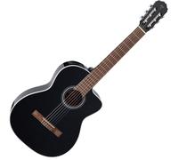 Takamine GC2CE 4/4 Black Chitarra Classica per Concerto con Preamplificatore