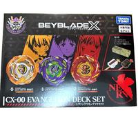 Takara Tomy Beyblade X CX-00 Evangelion Deck Set Limited Box Unit 01 02 00...