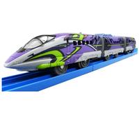 TAKARA TOMY Plarail Shinkansen 500 Type Evangelion con treno leggero giocatto...