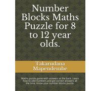 Takarudana Mapendem Number Blocks Maths Puzzle for 8 to 12 year old (Tascabile)