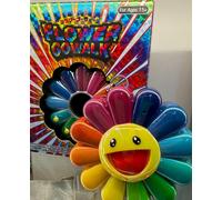 Takashi Murakami FLOWER GO WALK COLOR Aurora Arcobaleno con carta