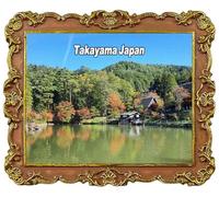 Takayama Gifu - Calamita decorativa per frigorifero, souvenir da viaggio, in Giappone