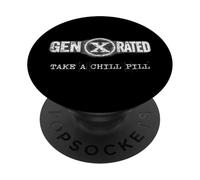 Take A Chill Pill Divertente Slang Cultura Pop Sarcasmo Vintage PopSockets PopGrip Adesivo